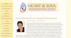 Desktop Screenshot of heartandsoultherapy.com